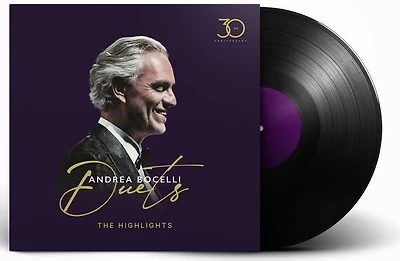 BOCELLI, ANDREA / DUETS 30TH ANNIVERSARY (LP)