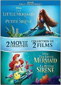 LITTLE MERMAID ANIMATED & LIVE ACTION DBL FTR DVD
