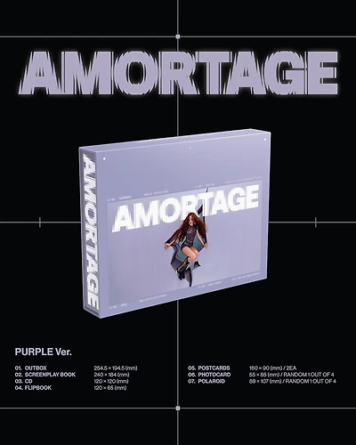 JISOO / AMORTAGE (BLOOM VER.) CD BOX