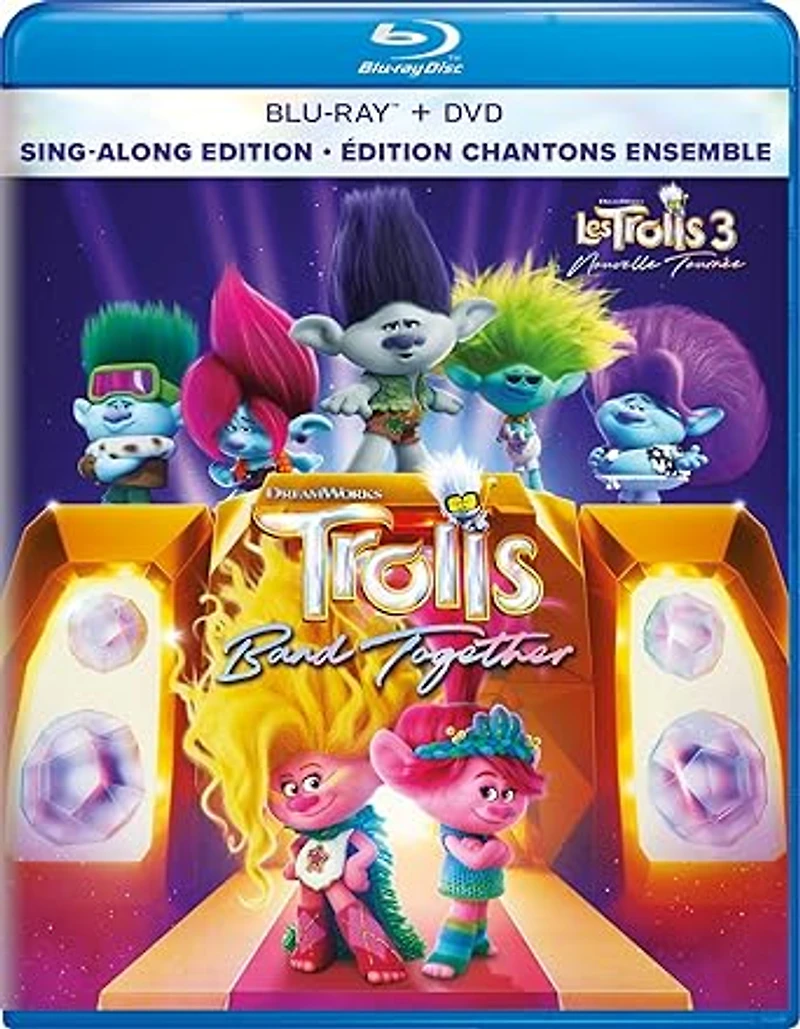 TROLLS BAND TOGETHER BLU/DVD BIL