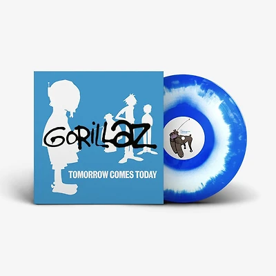 Tomorrow Comes Today EP (white and blue colour-in-colour)