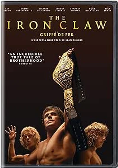 IRON CLAW, THE DVD BIL