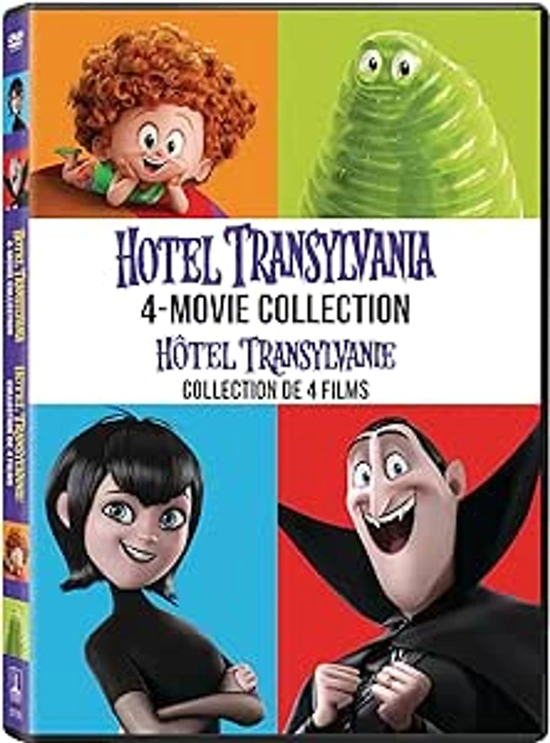 HOTEL TRANSYLVANIA: 1, 2, 3 & TRANSORMANIA DVD BIL