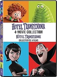 HOTEL TRANSYLVANIA: 1, 2, 3 & TRANSORMANIA DVD BIL