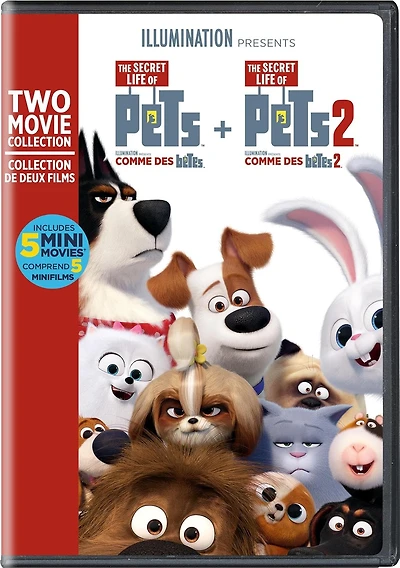 SECRET LIFE OF PETS: 2-MOVIE COLL DVD