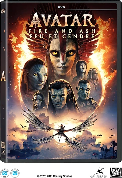 AVATAR: FIRE AND ASH DVD BIL