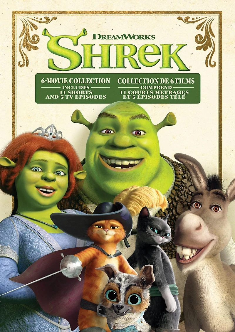 SHREK 6 MOVIE COLLECTION DVD ENG