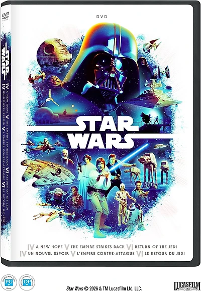 STAR WARS: ORIGINAL TRILOGY DVD BIL