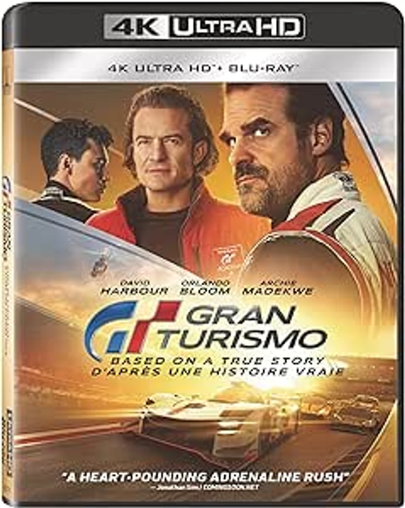 GRAN TURISMO: BASED ON A TRUE STORY 4K/BLU/DIG BIL