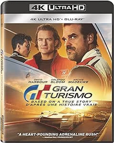 GRAN TURISMO: BASED ON A TRUE STORY 4K/BLU/DIG BIL
