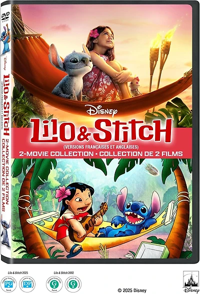 LILO & STITCH 2025 & 2002 DBL FTR DVD BIL