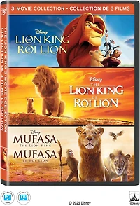 LION KING 3-MOVIE COLLECTION DVD BIL