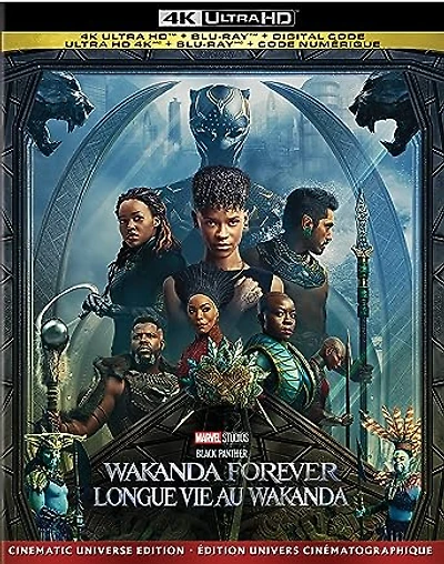 BLACK PANTHER: WAKANDA FOREVER  4K/BLU/DIG BIL