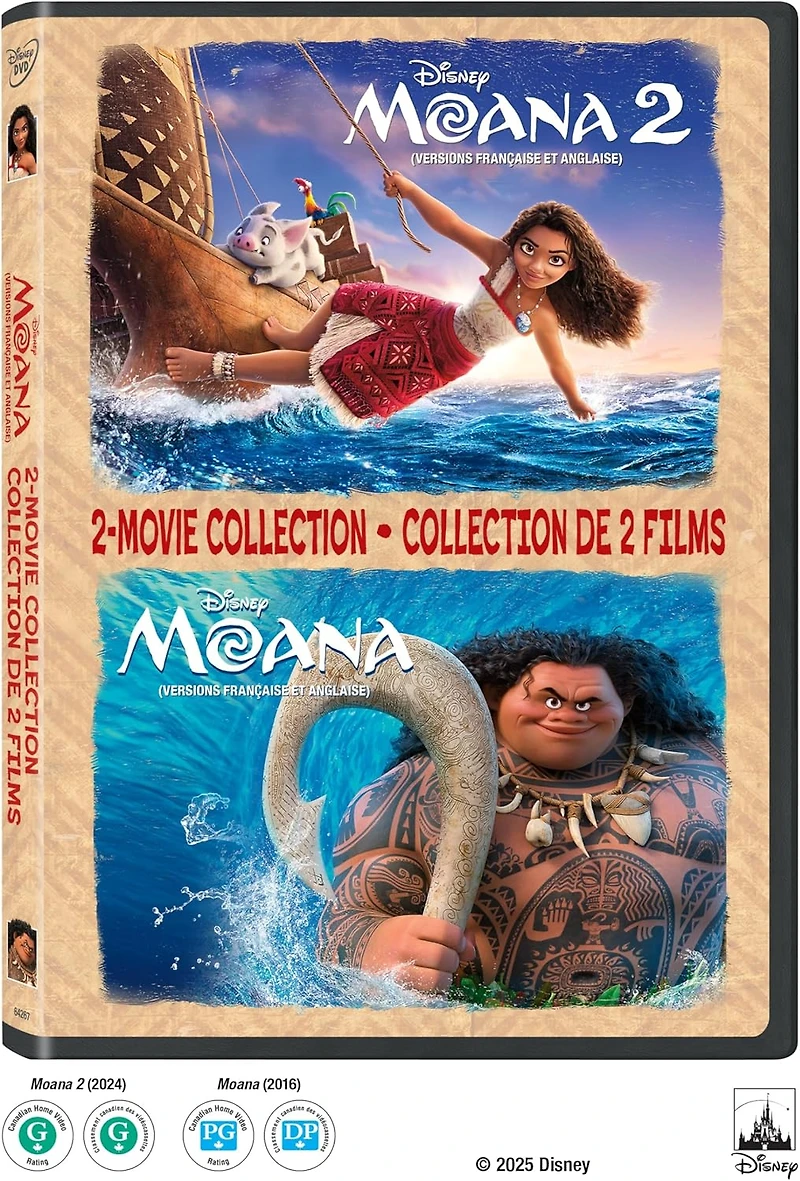 MOANA DBL FTR DVD BIL