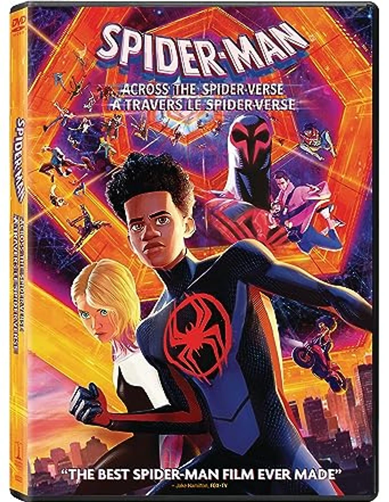 SPIDERMAN: ACROSS THE SPIDER-VERSE DVD BIL