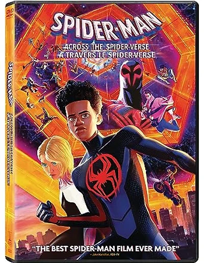 SPIDERMAN: ACROSS THE SPIDER-VERSE DVD BIL
