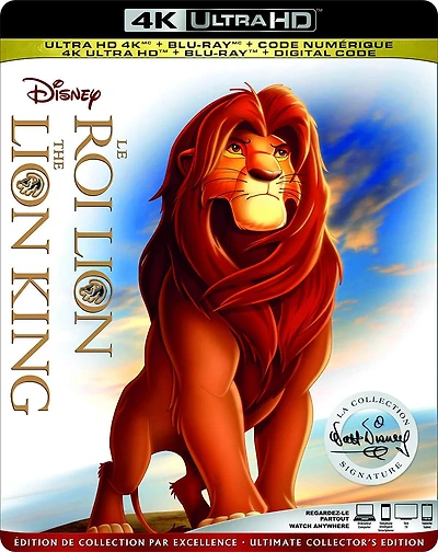 Lion King, The [4K Ultra HD + Blu-ray + Digital] (Bilingual)