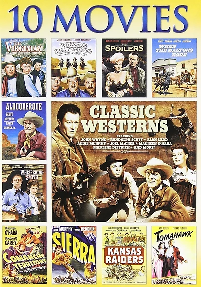 CLASSIC WESTERNS 10 MOVIE COLL DVD