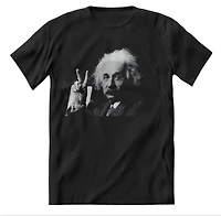 T-EINSTEIN PEACE SIGN-XXL