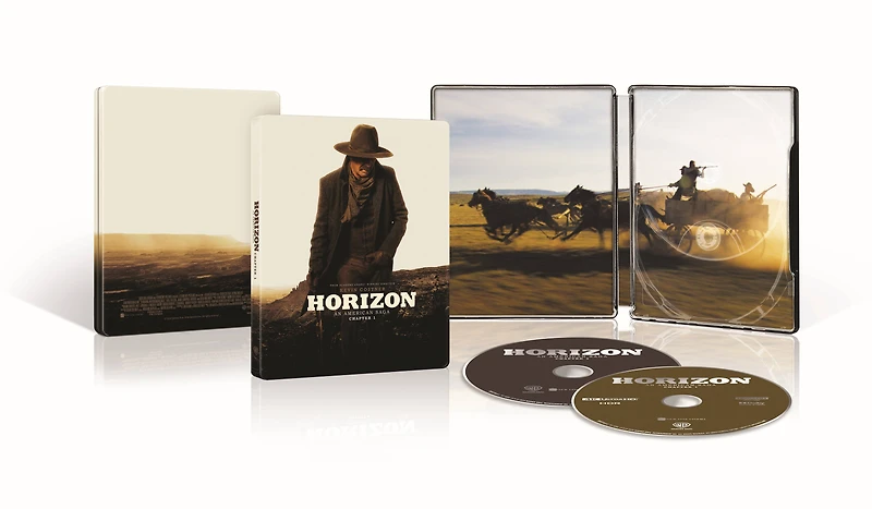 HORIZON:AN AMERICAN SAGA CHAPTER 1 STEELBOOK EXCL 4K/BLU BIL
