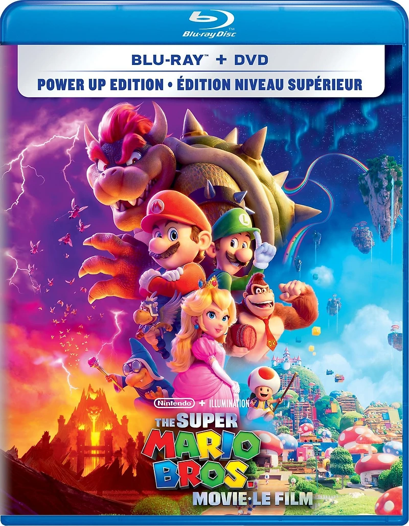 SUPER MARIO BROS. MOVIE, THE 2023 BLU/DVD BIL