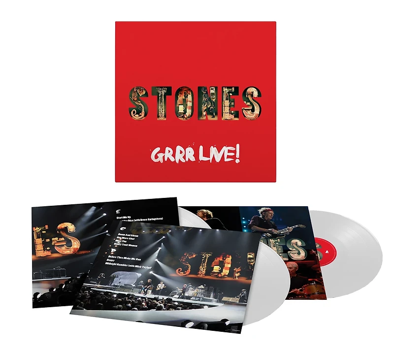 ROLLING STONES, THE / GRRR LIVE! (180G WHITE) SUNRISE EXCL