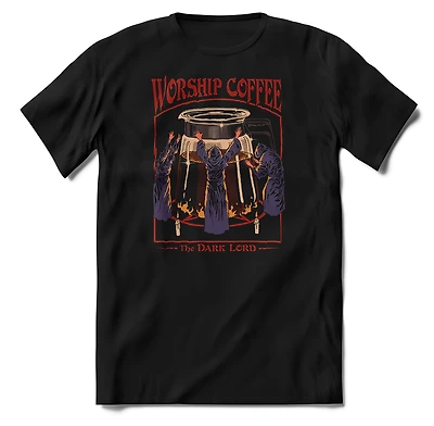 T-SR Worship Coffee - Black- Small
