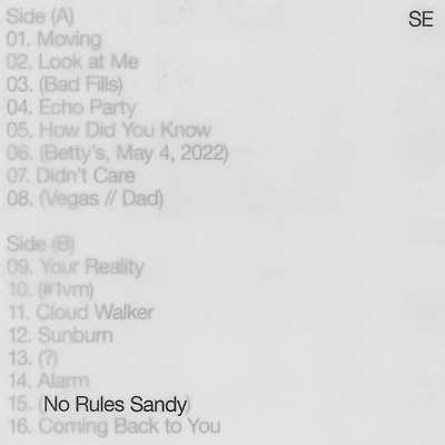 No Rules Sandy [Indie Exclusive Limited Edition White Cassette]