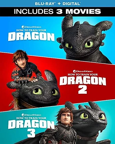 HOW TO TRAIN YOUR DRAGON: 3 MOVIE COLL BLU