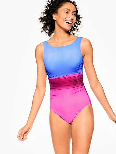 Miraclesuit® Regatta One Piece - Ombré Tie Dye