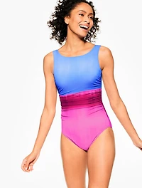 Miraclesuit® Regatta One Piece - Ombré Tie Dye