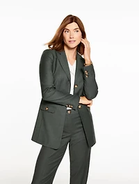 Luxe Italian Flannel Blazer