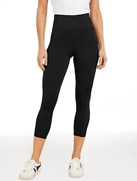Performance Interlock Capri Leggings