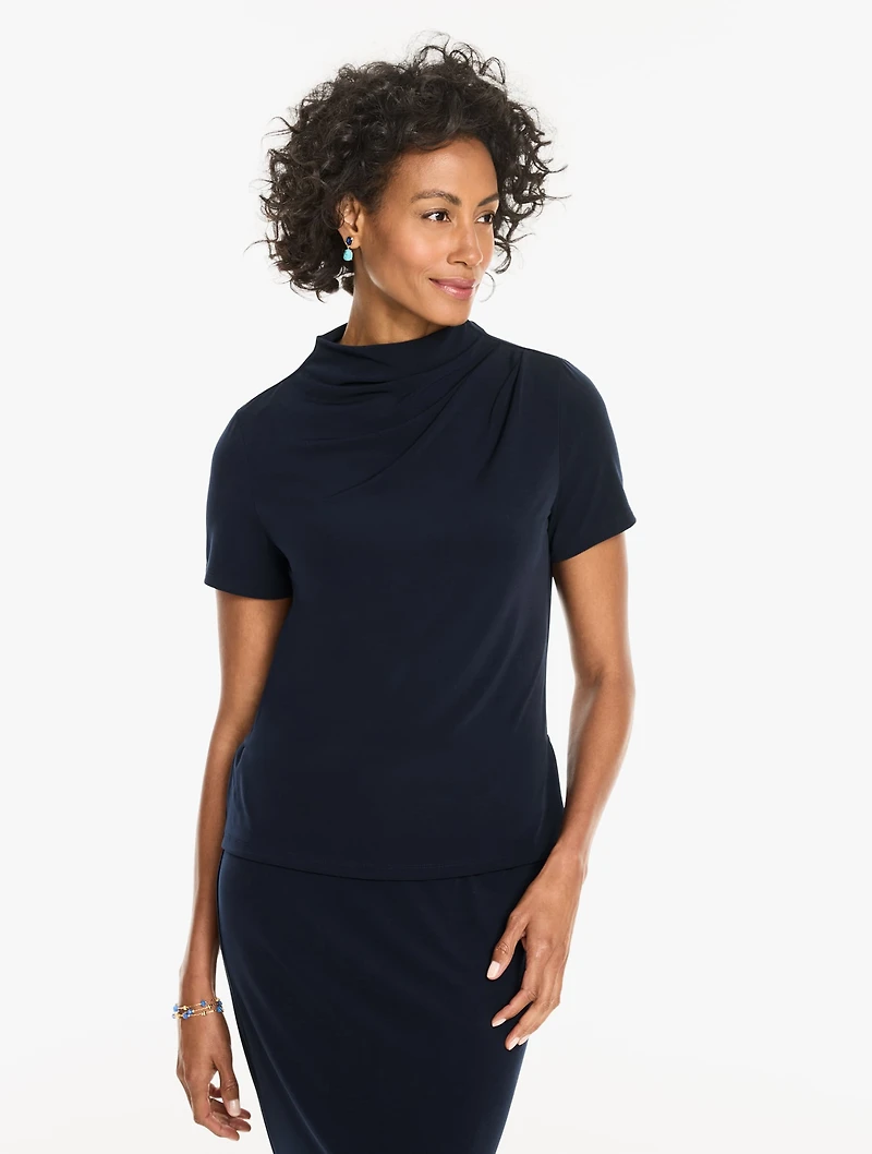 Knit Kit Cowl-Neck Top