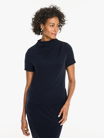 Knit Kit Cowl-Neck Top