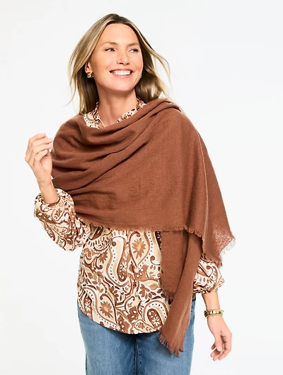 Fringe Wool Wrap