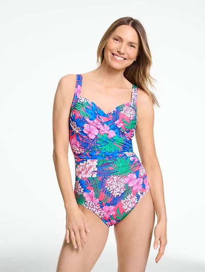 Miraclesuit® Sanibel One-Piece Swimsuit - Floral Jungle