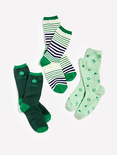 St. Patty’s Trouser Socks 3 Pack Gift Set