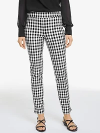 Talbots Chatham Cotton Bi-Stretch Slim Ankle Pants - Gingham