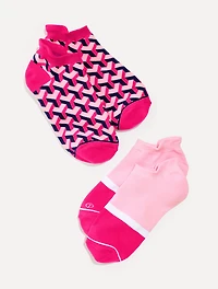 T by Talbots Geo Ankle Socks 2-Pack