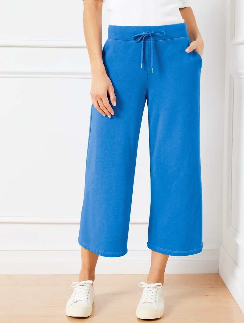 Beach Terry Wide Crop Pants