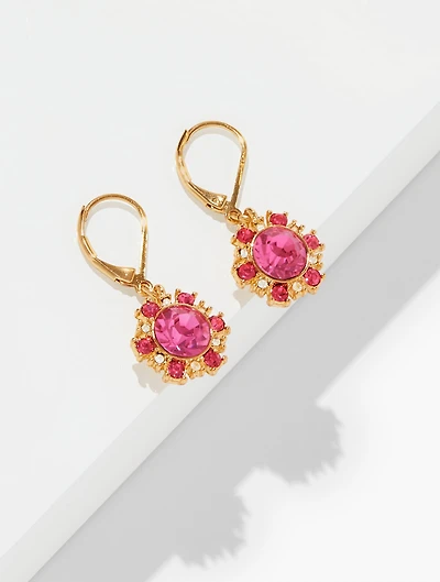 Colorful Station Drop Earrings