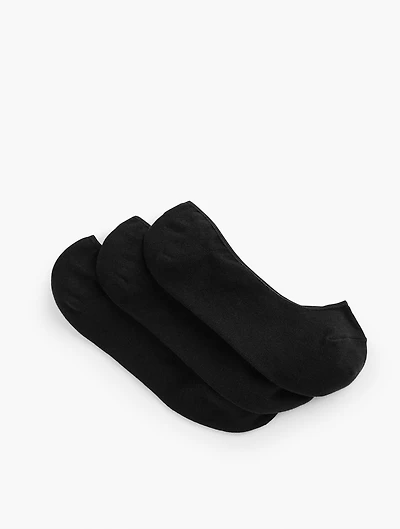 Three Pair No Show Socks