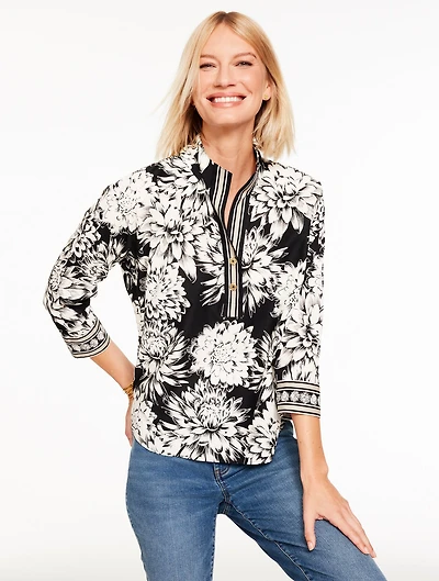 Poplin Popover - Dynamic Floral