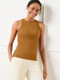 Contour Stretch Ribbed Tank