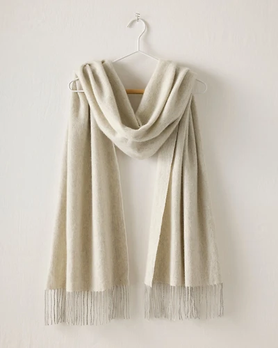 Cashmere Herringbone Woven Scarf
