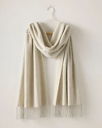 Cashmere Herringbone Woven Scarf