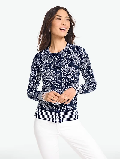 Charming Cardigan - Capri Rose