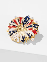 Ribbon Firework Brooch