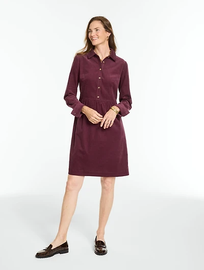 Corduroy Shirtdress